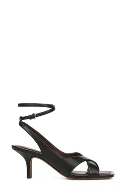 Vince Vince Lola Leather Sandal in Black — Women Winter black Shoes