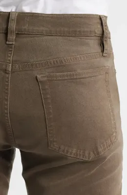 FRAME FRAME L'Homme Slim Fit Five-Pocket Twill Pants in Old Sage — Men Autumn grey Pants