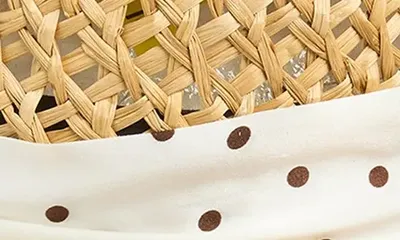 rag & bone rag & bone Garden Straw Hat in Natural/White — Women Spring camel Accessories