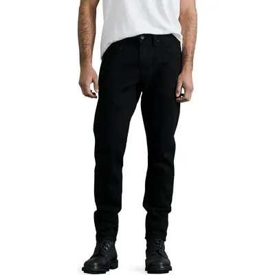 rag & bone rag & bone Fit 3 Authentic Stretch Athletic Fit Jeans in Black — Men Winter black Pants