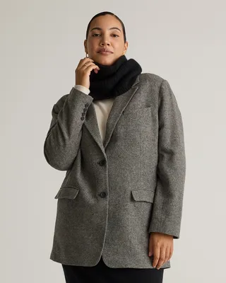 Quince Quince | Women's Mongolian Cashmere Snood in Black — Women Winter black Hats & Headwear
