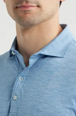 johnnie-O johnnie-O Huron PREP-FORMANCE Polo in Sailor — Men Summer silver Tops