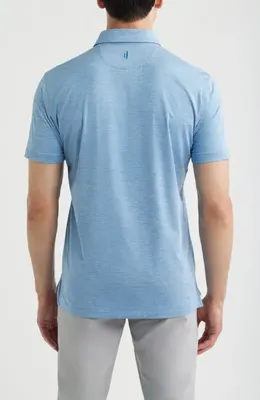 johnnie-O johnnie-O Huron PREP-FORMANCE Polo in Sailor — Men Summer silver Tops