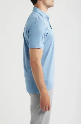 johnnie-O johnnie-O Huron PREP-FORMANCE Polo in Sailor — Men Summer silver Tops