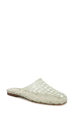 Vince Vince Barcelona Jelly Cage Mule in Jade Water — Women Summer ivory Shoes