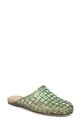 Vince Vince Barcelona Jelly Cage Mule in Palmleaf — Women Summer grey Shoes