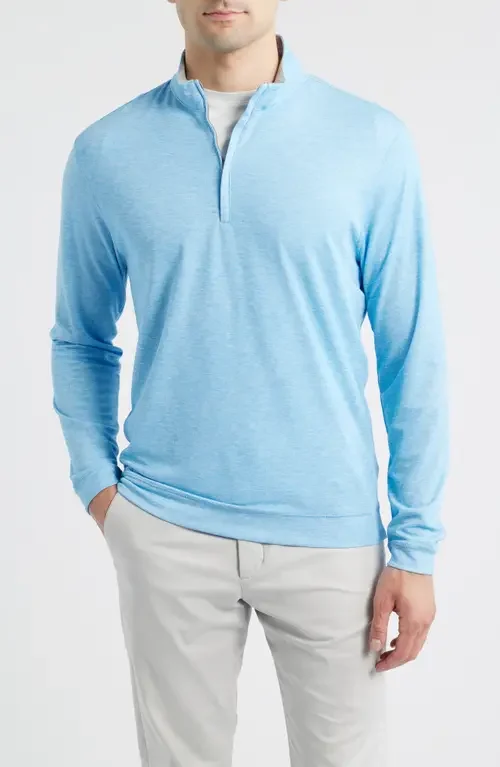 johnnie-O johnnie-O Pircio Performance Quarter Zip Pullover in Macaw — Men Summer silver Tops