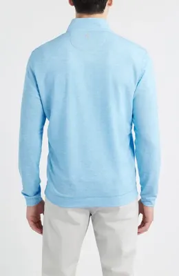 johnnie-O johnnie-O Pircio Performance Quarter Zip Pullover in Macaw — Men Summer silver Tops