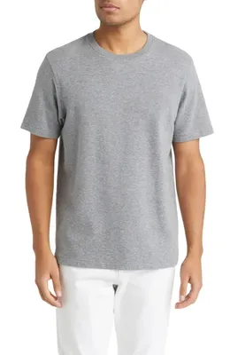 FRAME FRAME Duo Fold Cotton T-Shirt in Heather Grey — Men Summer silver Tops