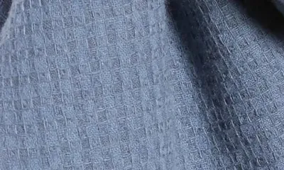Vince Vince Check Cashmere & Wool Scarf in Azul — Women Summer grey Accessories
