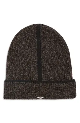 rag & bone rag & bone Jensen Cashmere Beanie in Brown Multi — Men Autumn brown Accessories