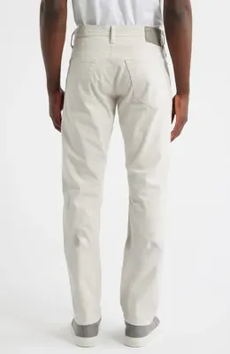 AG AG Everett Stretch Sateen Slim Straight Pants in Smoke — Men Winter white Pants