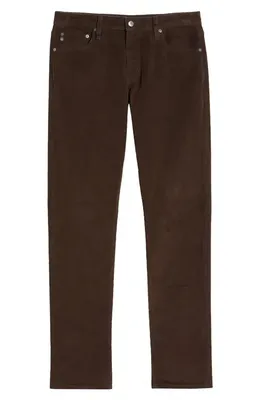 AG AG Tellis Slim Fit Corduroy Pants in Raw Umber — Men Autumn chocolate Pants