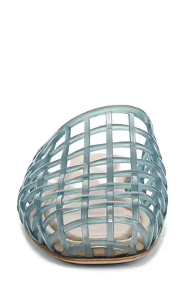 Vince Vince Barcelona Jelly Cage Mule in Oceanic-Dm — Women Summer teal Shoes