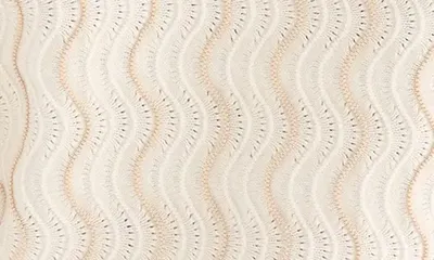 NIC+ZOE NIC+ZOE Alto Wave Stripe Cotton Blend Pointelle Sweater in Neutral Multi — Women Autumn white Tops