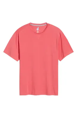 johnnie-O johnnie-O Course Performance T-Shirt in Lobster — Men Spring coral Tops