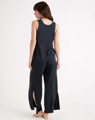 Quince Quince | Women's Pajama Pants in Black — Women Winter black Pajamas & Sleepwear