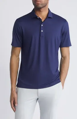 johnnie-O johnnie-O Huron PREP-FORMANCE Polo in Navy — Men Winter navy Tops