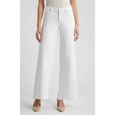 FRAME FRAME Le Slim Palazzo Jeans in White — Women Winter white Pants