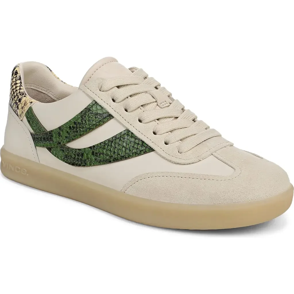Vince Vince Oasis Sneaker in Moonlight/Palm Leaf — Men Spring ivory Shoes
