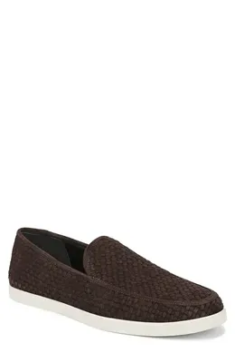 Vince Vince Sonoma Weave Loafer in Cocoabrown — Men Autumn chocolate Shoes