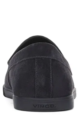 Vince Vince Sonoma Loafer in Coastal Suede — Men Winter black Shoes