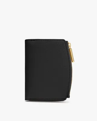 Cuyana Fold Zip Wallet - Black / One Size in black — Winter black Bags