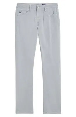 AG AG Everett Stretch Sateen Slim Straight Pants in Ocean Breeze — Men Winter silver Trousers & Chinos
