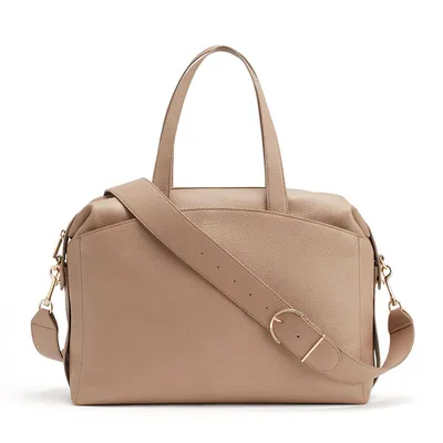 Cuyana Overnight Bag - Cappuccino / One Size in beige — Autumn beige Hand Bags
