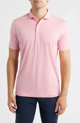 johnnie-O johnnie-O Lyndon Classic Fit Polo in Pink Lemonade — Men Spring red Tops