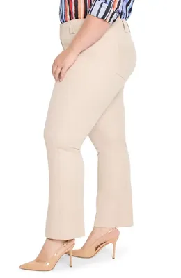 NIC+ZOE NIC+ZOE Plaza Ankle Demi Bootcut Pants in Chamois — Women Autumn beige Pants