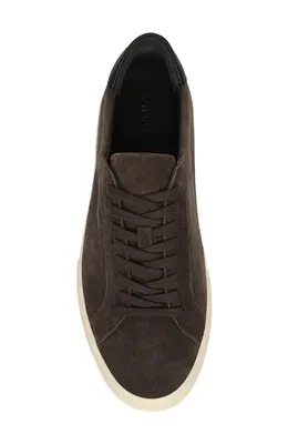 Vince Vince Fulton Low Top Sneaker in Cocoa Brown/black — Men Autumn brown Shoes