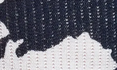 NIC+ZOE NIC+ZOE Nightfall Rib Cardigan in Indigo Multi — Women Winter navy Tops