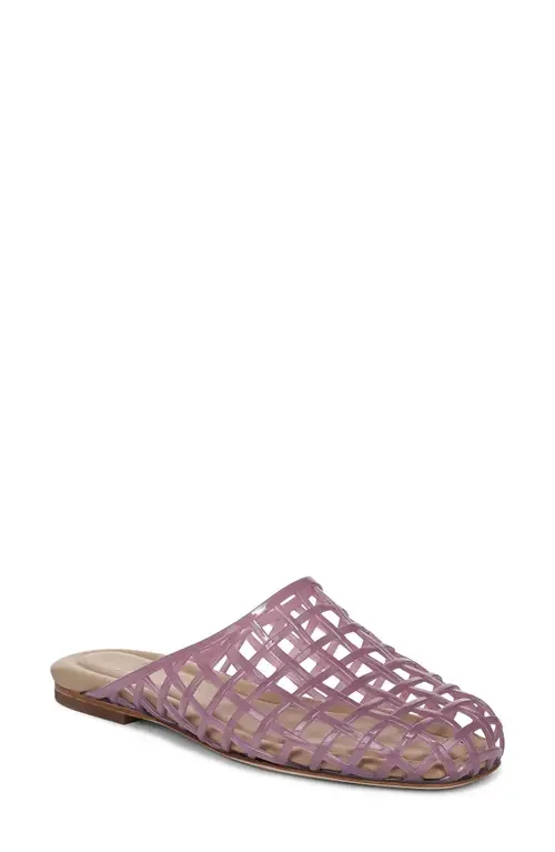 Vince Vince Barcelona Jelly Cage Mule in Amethyst — Women Summer grey Shoes
