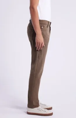 AG AG Tellis Slim Fit Jeans in 7 Years Sulfur Wild Mushroom — Men Autumn grey Pants