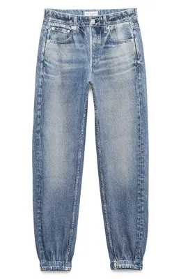 rag & bone rag & bone rb Miramar Jogger Cotton Terry Sweatpant Jeans in Blue — Women Winter black Pants
