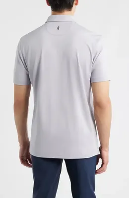 johnnie-O johnnie-O Birdie Classic Fit Performance Polo in Seal — Men Summer silver Tops