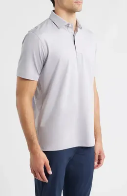 johnnie-O johnnie-O Birdie Classic Fit Performance Polo in Seal — Men Summer silver Tops