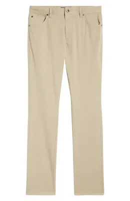 johnnie-O johnnie-O Atlas Garment Dye Stretch Chinos in Khaki — Men Autumn beige Pants