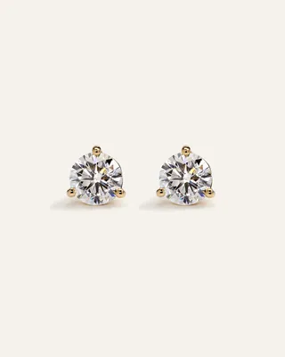 Quince Quince Women's 14K Gold Lab Grown Diamond Martini Studs 3ctw in Yellow Gold — Women Spring gold Accessories