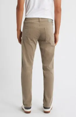 AG AG Tellis Stretch Sateen Modern Slim Pants in Industrial Taupe — Men Autumn khaki Pants