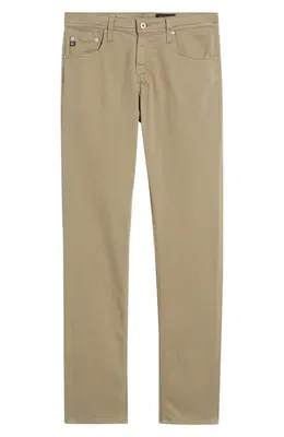 AG AG Tellis Stretch Sateen Modern Slim Pants in Industrial Taupe — Men Autumn khaki Pants