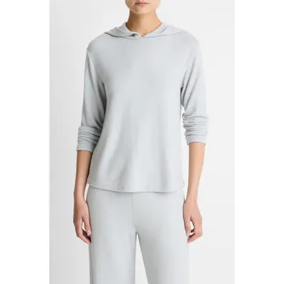 Vince Vince Cozy Hoodie in H Pale Grey — Women Summer silver Tops