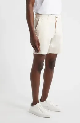 johnnie-O johnnie-O Jupiter Cotton Blend Chino Shorts in Sand — Men Autumn white Shorts