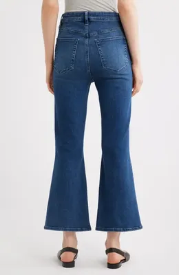 FRAME FRAME The Reboot High Waist Crop Flare Jeans in Sonnet — Women Summer blue Jeans & Denim