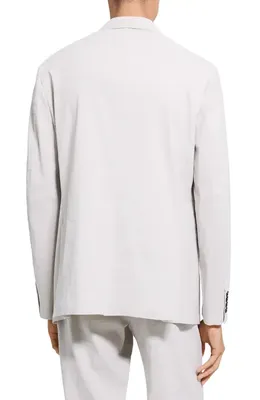 Theory Theory Standard Linen Blend Suit Jacket in Silver Cloud — Men Summer ivory Outerwear