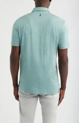 johnnie-O johnnie-O Huron PREP-FORMANCE Polo in Sublime — Men Summer silver Tops