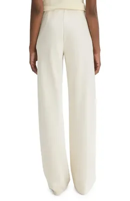 Vince Vince Colette High Waist Fluid Satin Bias Pants in Bona — Women Autumn ivory Pants