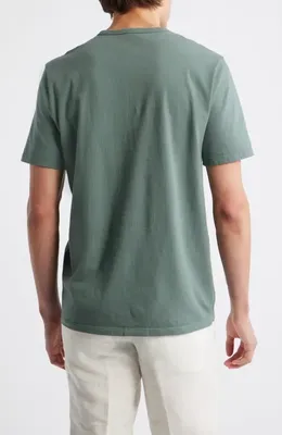 Vince Vince Solid T-Shirt in Washed Laurel — Men Summer grey Tops