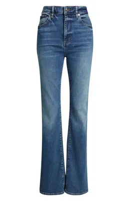 FRAME FRAME The Reboot High Waist Bootcut Jeans in Daylily — Women Summer navy Pants
